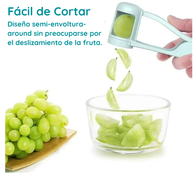 Cortador Seguro de Frutas y Tomates para Bebés – Ideal para Mamás y Pequeños