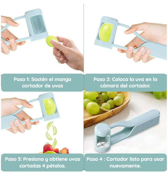 Cortador Seguro de Frutas y Tomates para Bebés – Ideal para Mamás y Pequeños